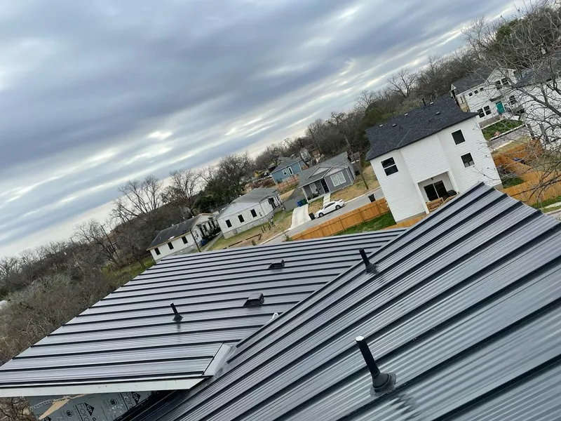 Standing seam metal roof panels with vents for Skylight Repair in Fort Meade